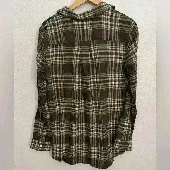 NWOT Oversized Caslon botton down shirt size XS - Picture 2 of 4